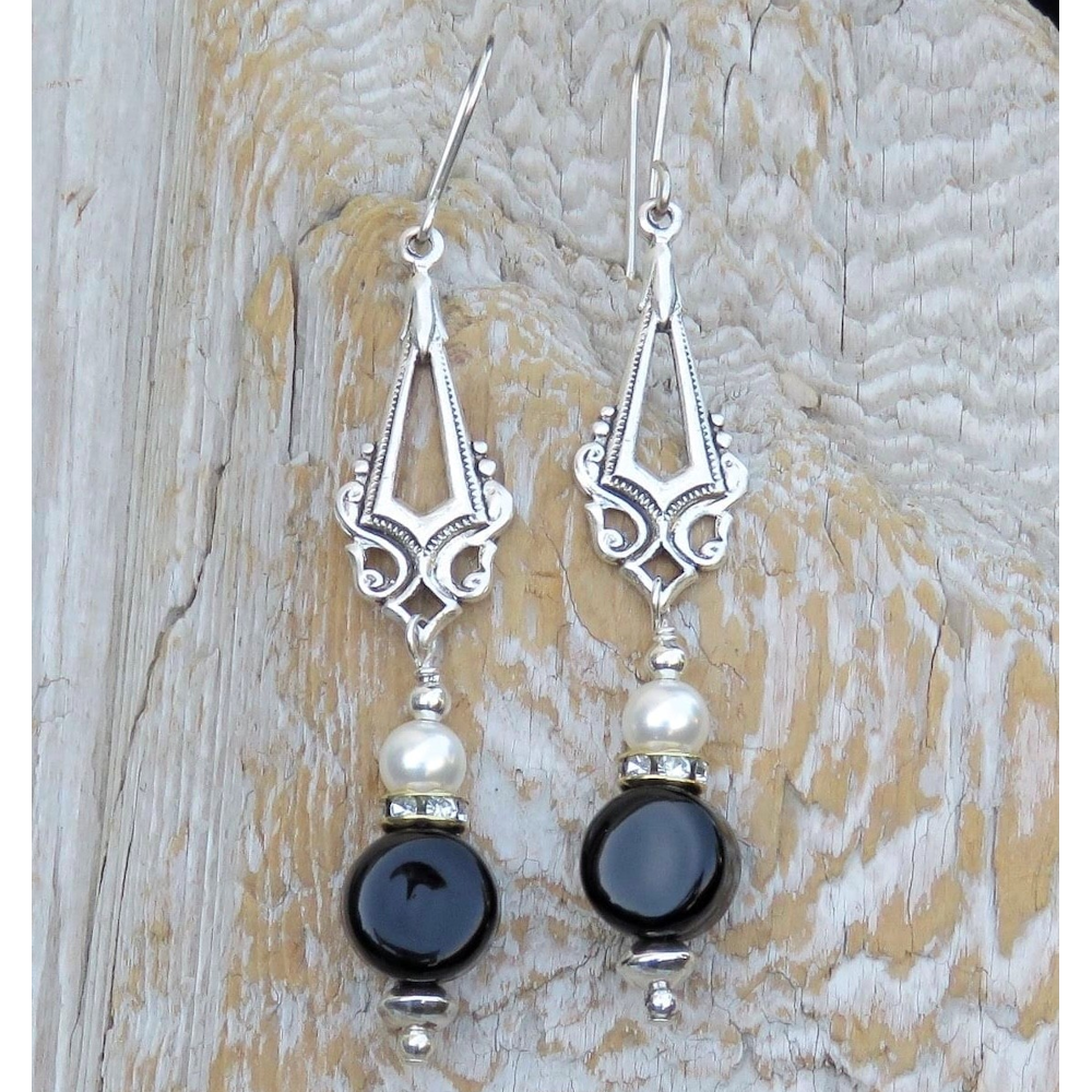 Black Tie Affair earrings